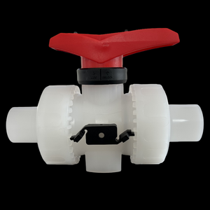 PVDF butt welding ball valve