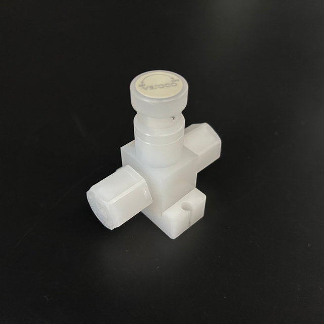 PVDF needle valve