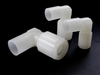 PVDF butt welding flared elbow