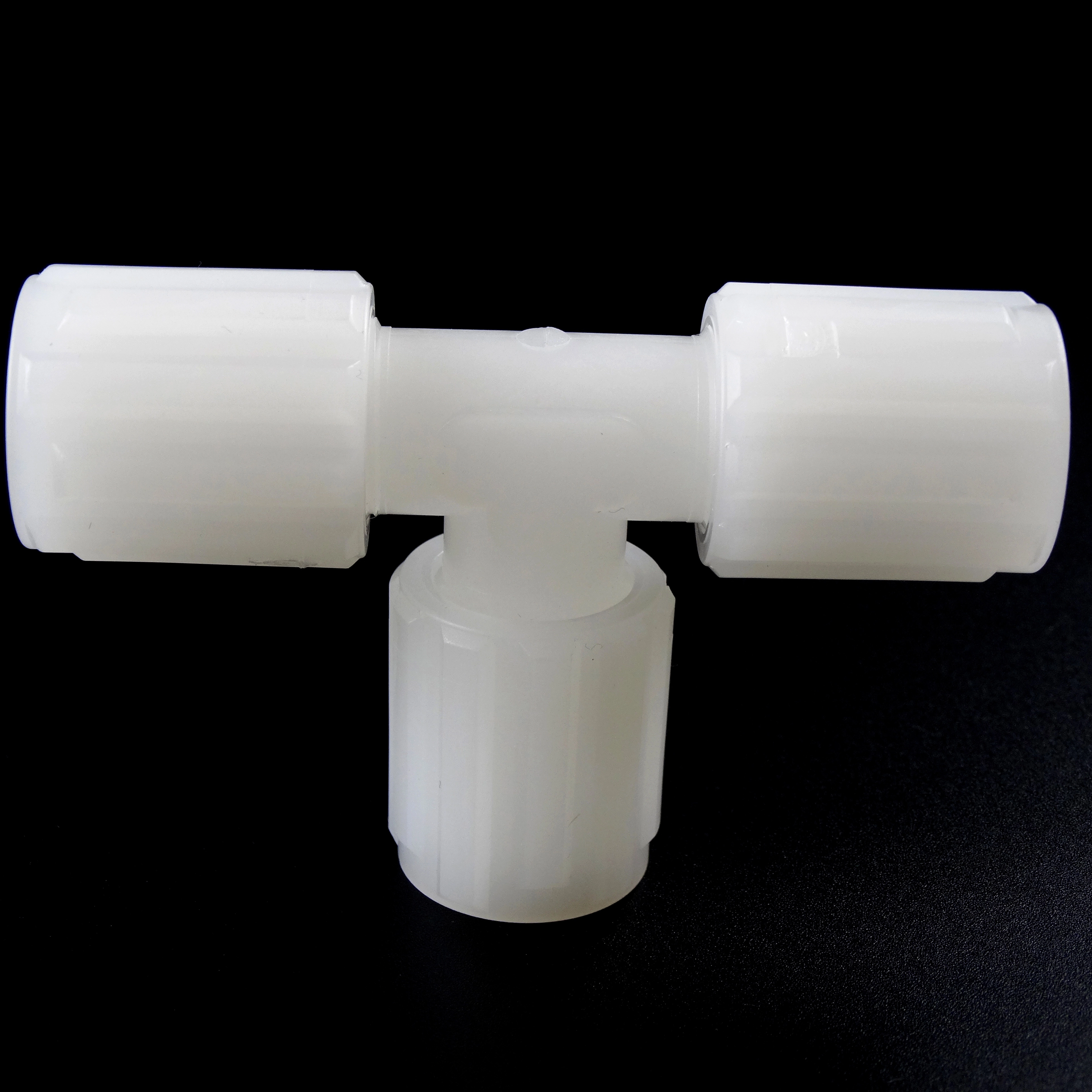 1/2" 3/4" PVDF Union Tee Female Flare Piping