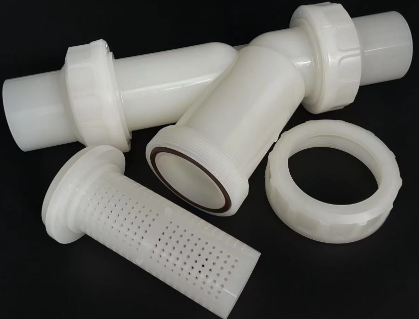 Y Strainer PVDF PN10 Corrosive Fluid Filtration
